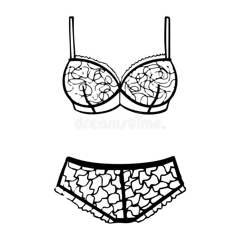 Lingerie Vector Set Stock Vector Illustration Of Beauty 190393769 