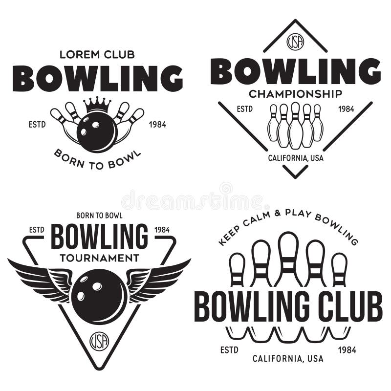 Bowling Silhouettes Stock Illustrations – 277 Bowling Silhouettes Stock ...