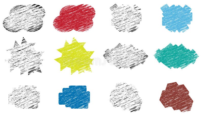 Set verschiedene Aufkleber - Vektor vektor abbildung Set verschiedene Aufkleber - Vektor vektor abbildung
