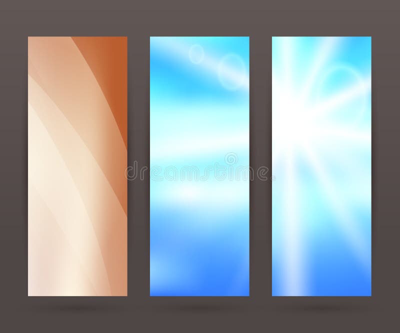 Set vertical banner background template layout flyer65 vector illustration Set vertical banner background template layout flyer65 vector illustration