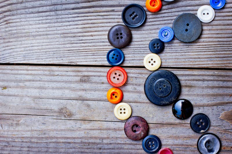 Set from Vintage buttons royalty free stock images