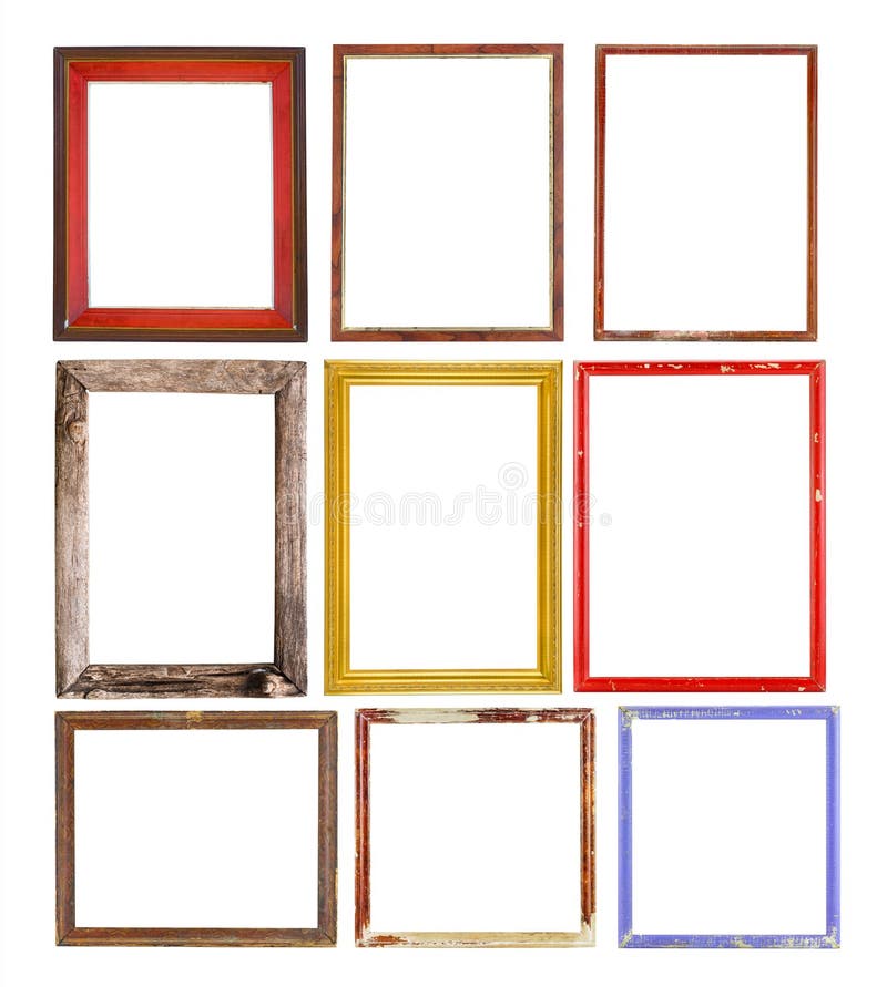 Vintage art frames stock photo. Image of design, empty 16525464