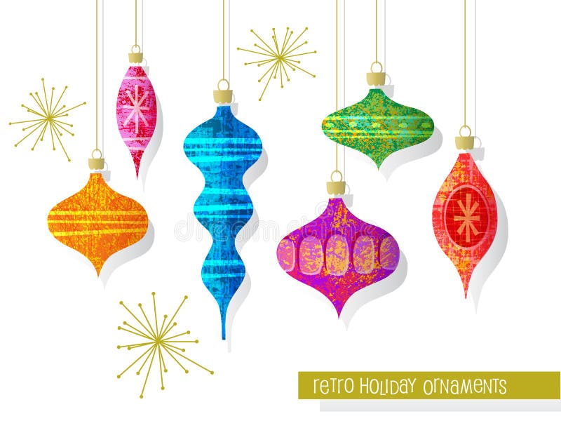 Christmas Ornaments Clip Art Stock Illustration - Illustration of ...