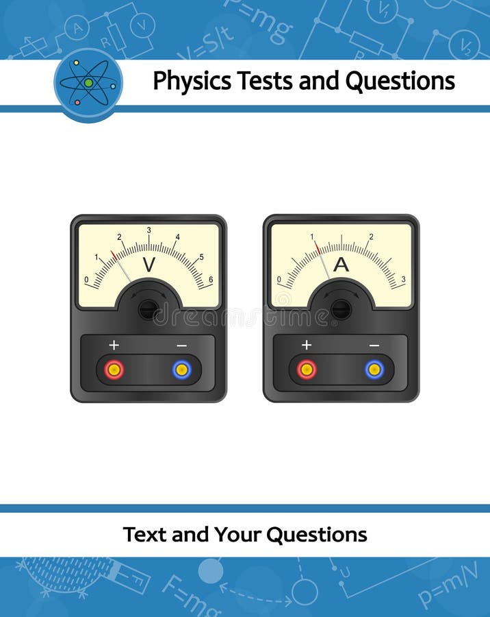 Set of voltmeter and ammeter. Voltmeter is physical device for measuring the voltage in an electrical circuit. Appliances