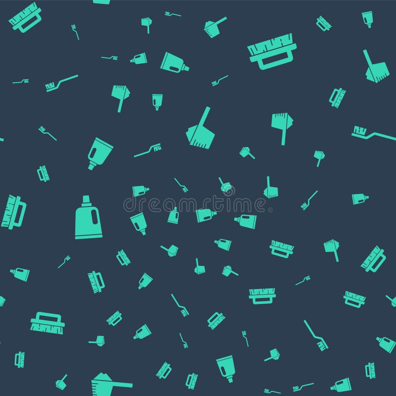 Set Washing Powder, Brush for Cleaning, Bottle Agent and Toothbrush on