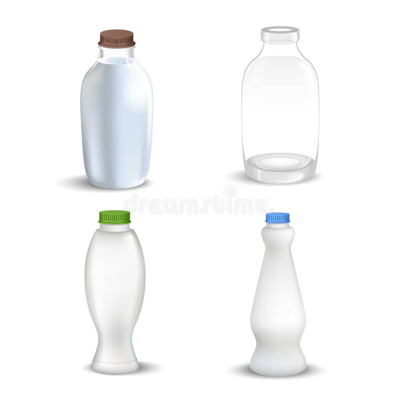 Plastic Bottles Packets Stock Illustrations 43 Plastic Bottles