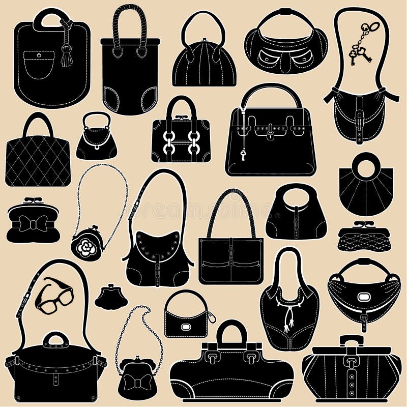 Daily Necessities Lady Bag Vector PNG Images | AI Free Download - Pikbest