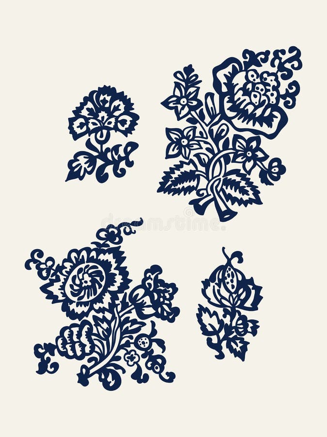 https://thumbs.dreamstime.com/b/set-wood-block-printed-floral-elements-traditional-ethnic-motifs-russia-tulips-carnations-indigo-blue-ecru-background-165591098.jpg