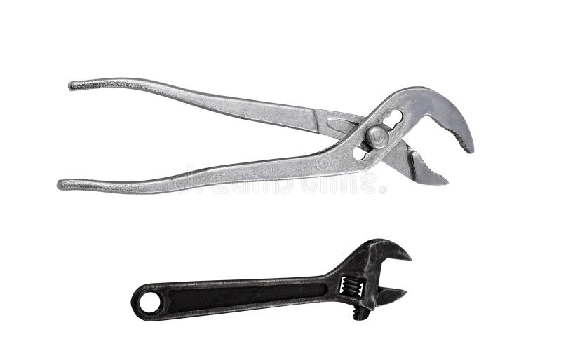 Set of wrenches royalty free stock photos Set of wrenches royalty free stock photos