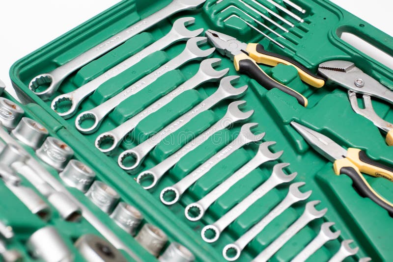 Set of Wrenches Tools for Car Repair Stock Image Image of metallic