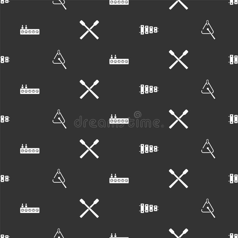 Set Xylophone, Triangle, Sound Mixer Controller and Drum Sticks on