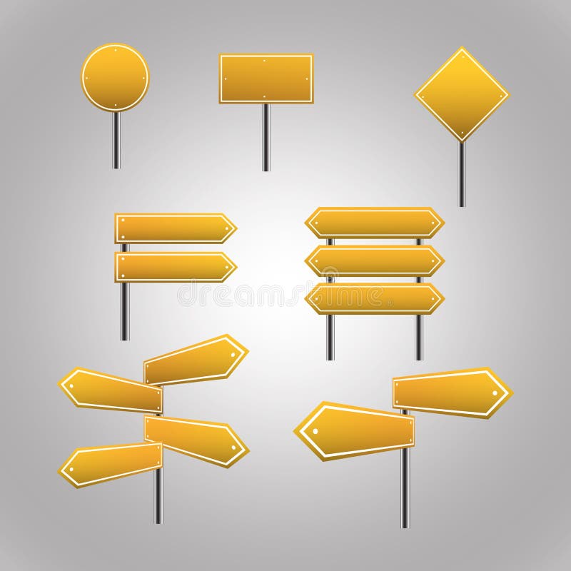 yellow traffic signs yellow traffic signs