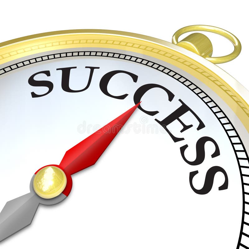 Seta do compasso que aponta ao objetivo de alcance do sucesso ilustração do vetor Seta do compasso que aponta ao objetivo de alcance do sucesso ilustração do vetor