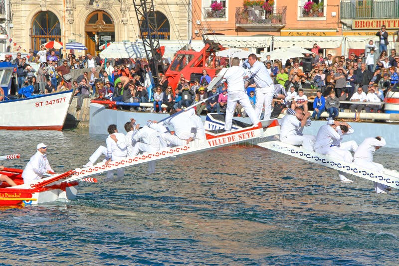 Stopover in Sete – Maritime Traditions Festival stock images Stopover in Sete – Maritime Traditions Festival stock images