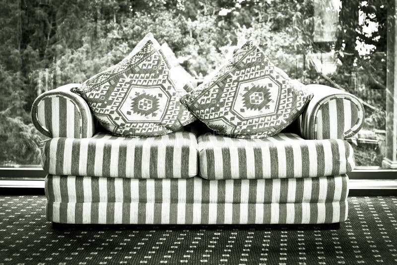 Settee stock photo. Image of comfortable, sitting, black 28083108