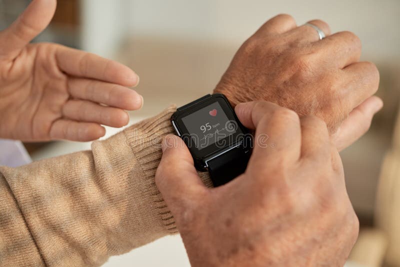 Setting smart watch stock photo. Image of setting, hospital 114322482