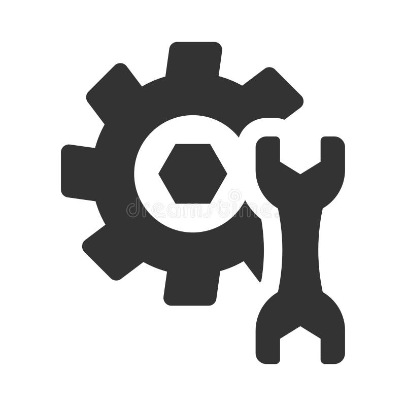 Settings configuration Icon stock illustration
