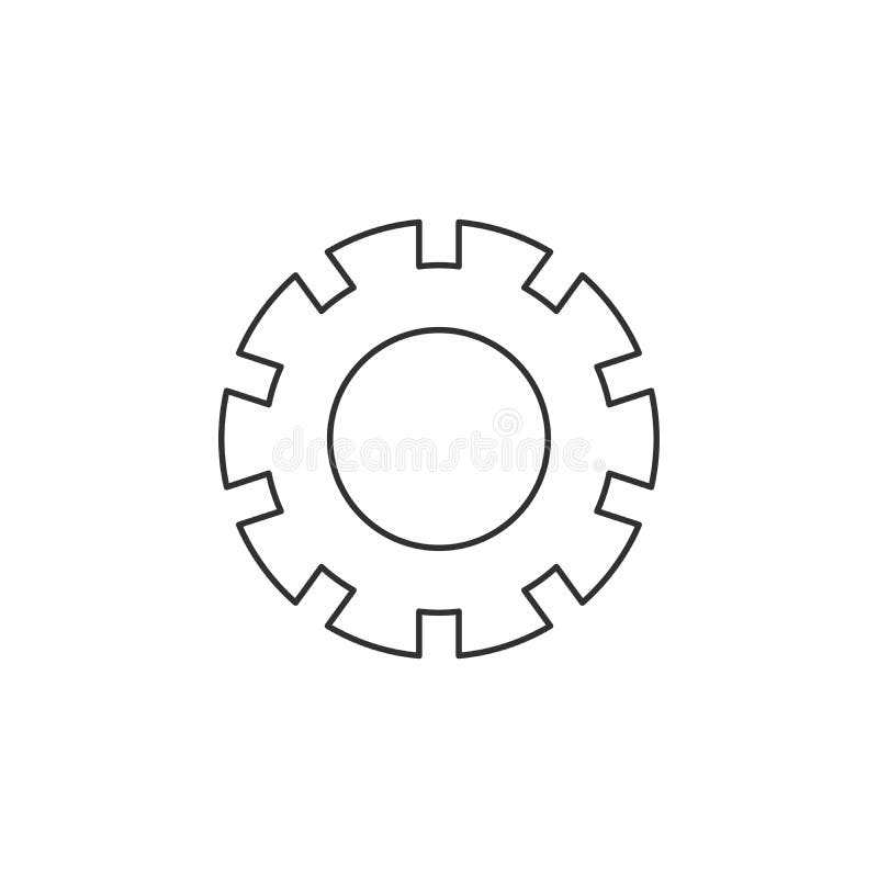 Settings Icon Wheel, Cog, Cogwheel Icon. Vector Illustration Isolated