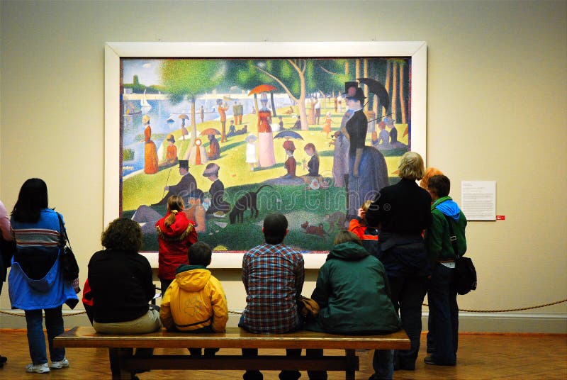 Seurat en la Chicago Art Institute imagen de archivo libre de regalías Seurat en la Chicago Art Institute imagen de archivo libre de regalías