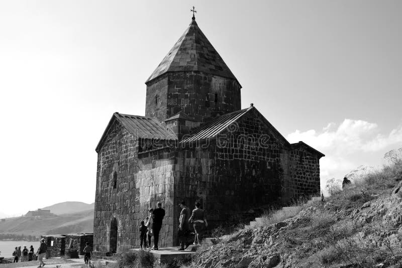 Η Sevanavank είναι μοναστικό συγκρότημα στοκ εικόνες
