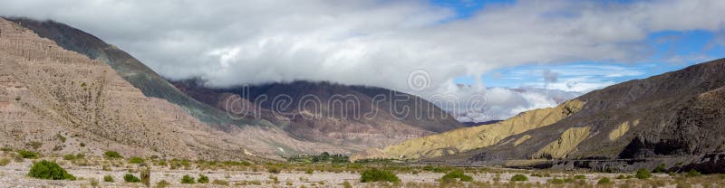 Seven Color Mountains in Purmamarca, Argentina Stock Photo - Image of