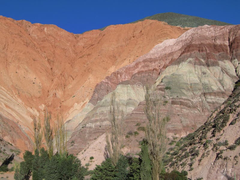 Seven colored mountain stock image. Image of south, jujuy - 912773