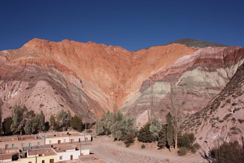 Seven Colors Mountain stock image. Image of erosion, jujuy - 15416053