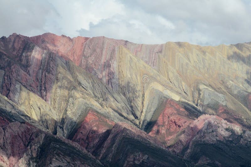 Seven Colour Mountains in Argentina Stock Image - Image of america