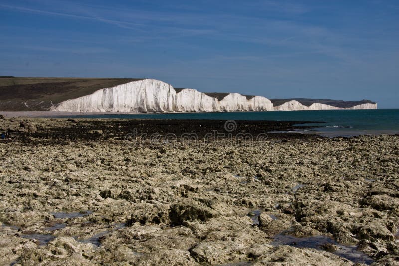 Seven sisters stock photo. Image of sussex, england, coast - 78364478