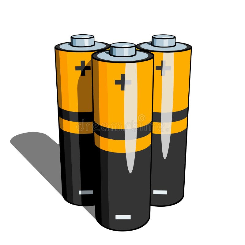 Aaa Batteries Symbol Stock Illustrations 144 Aaa Batteries Symbol