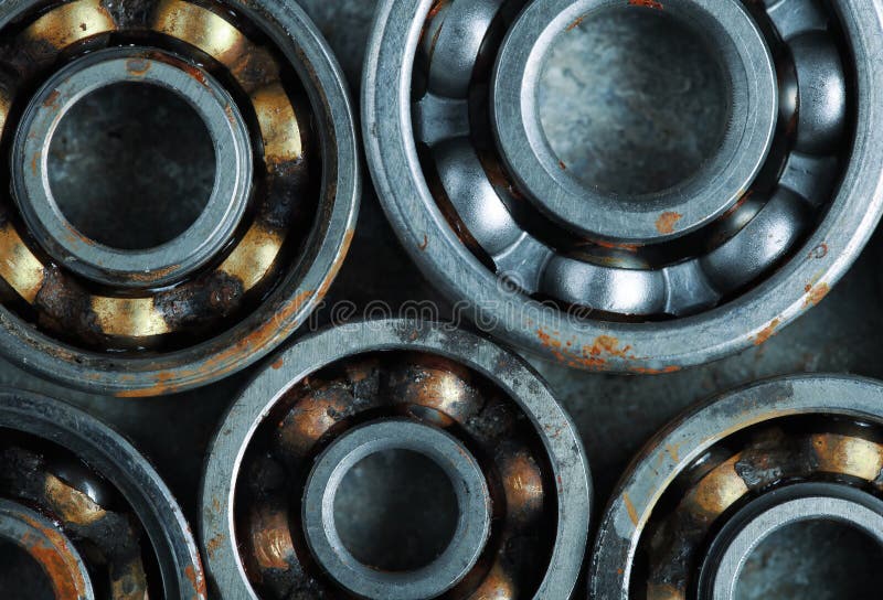 Several Bearings for Industrial Design Stock Photo Image of factory