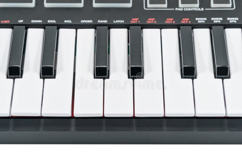 Several Electric Piano Keys Stock Photo Image of keyboard, audio