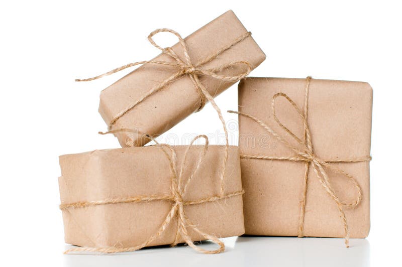 Several Gift Boxes, Postal Parcels Stock Image Image of send