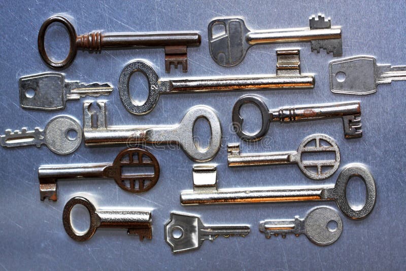 Several old keys