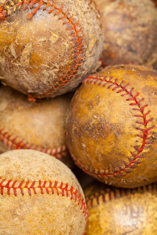 Old Baseballs stock photo. Image of pasttime, american 2152534
