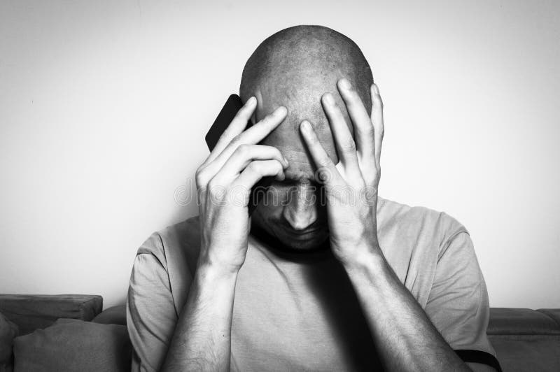 Severe Migraine Attack on the Man after Prolonged Use of the Mobile