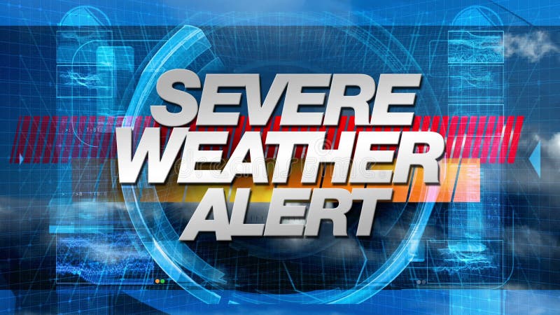 Severe Weather Alert - Broadcast Graphics Title