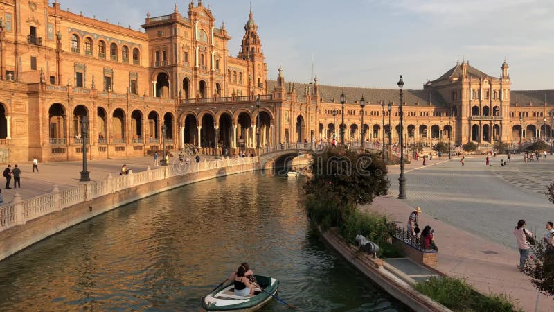 Sevilla Spain Plaza Mayor in oktober