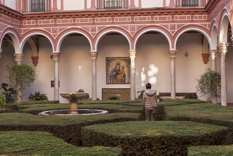 Seville, stary miasteczko, historyczni budynki Hiszpania obrazy stock Seville, stary miasteczko, historyczni budynki Hiszpania obrazy stock