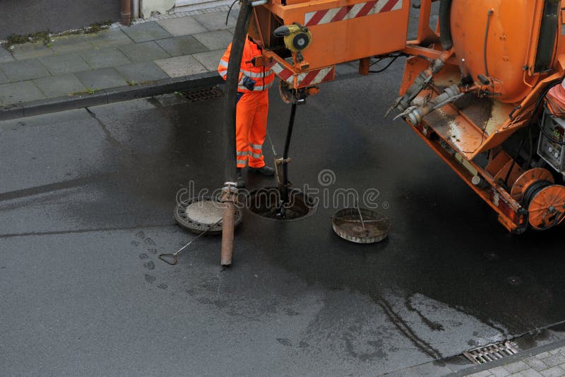 Hydro Jetting Sewer Cleaning Method Stock Photo Image of cleaning