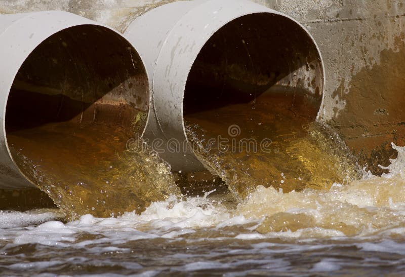 Dirty Drain, Water Pollution in River Stock Image Image of nature, natural 27706373