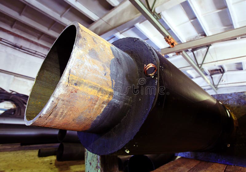 Sewer Pipe Industry Sewer Pipe Stock Image Image of drainage, ditch