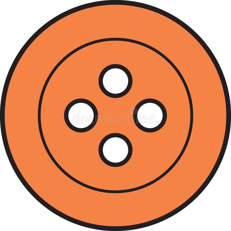 Sewing button color stock illustration. Illustration of retro 246968372