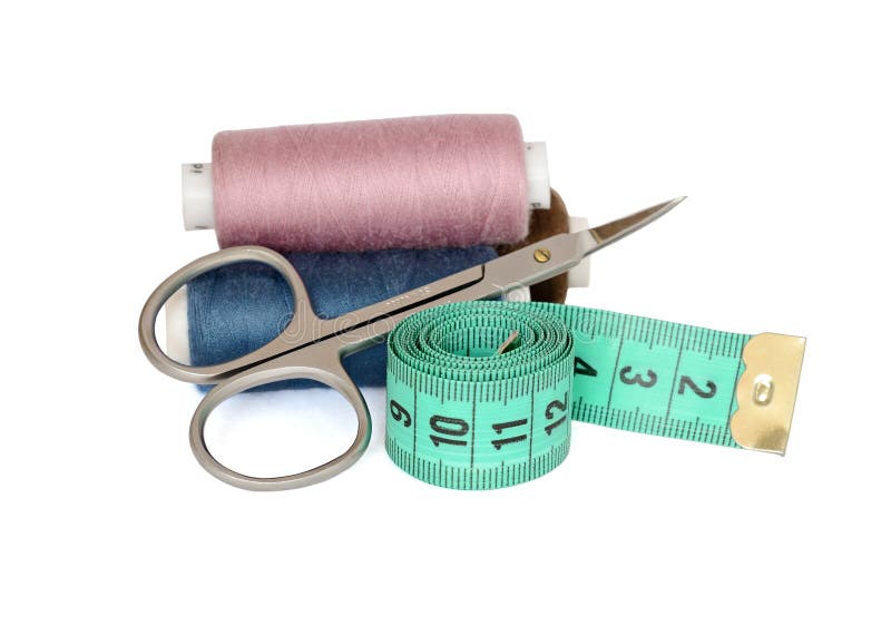 Sewing Kit stock photo. Image of measuring, thread, tape 28826794