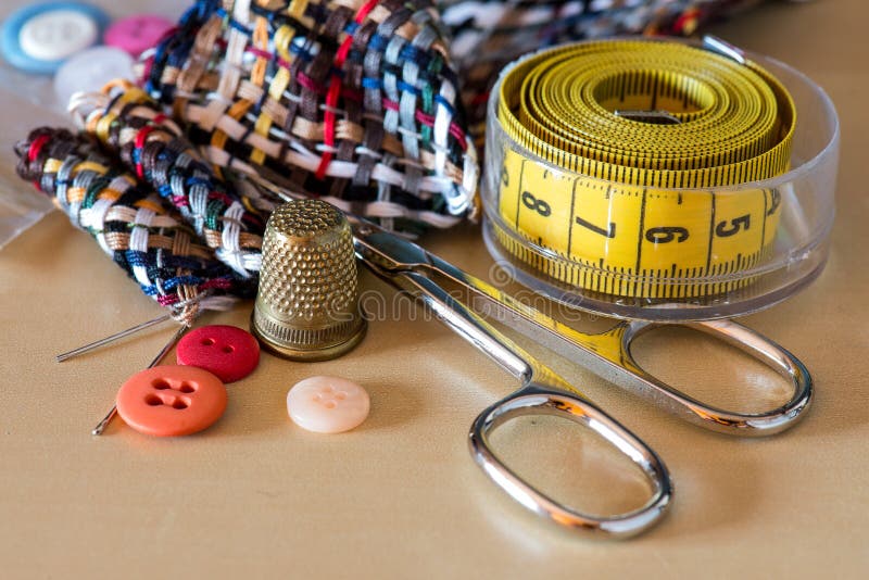 Sewing kit stock image. Image of handiwork, coil, item 40317697