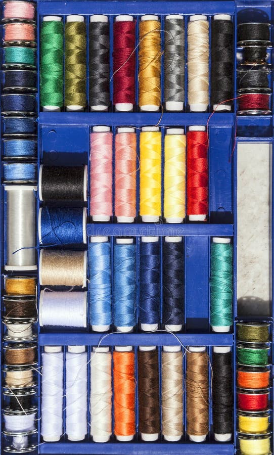 Sewing kit stock image. Image of tailor, fabrics, diversity 31930801