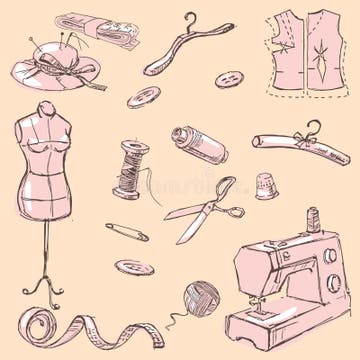 Sewing Kit Stock Illustrations – 3,842 Sewing Kit Stock Illustrations ...