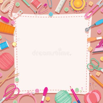 Sewing Border Stock Illustrations – 7,362 Sewing Border Stock ...