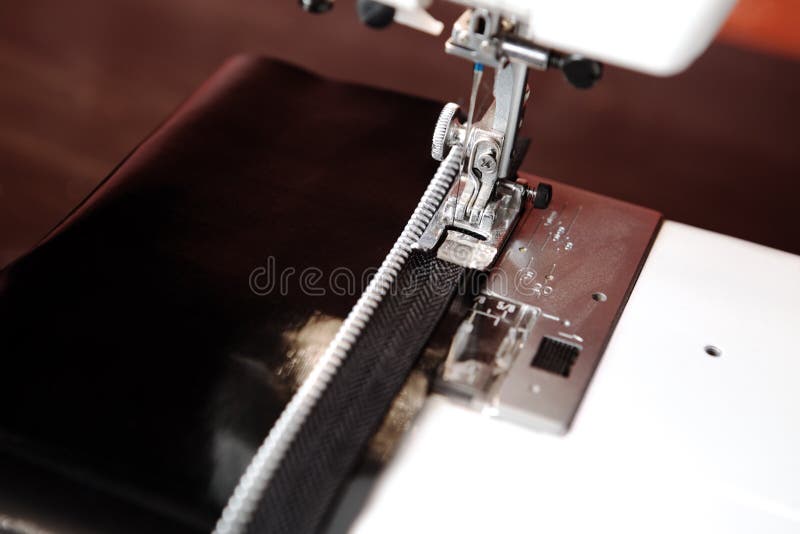 Sewing machine stock image. Image of leather, macro, sharp 13754921