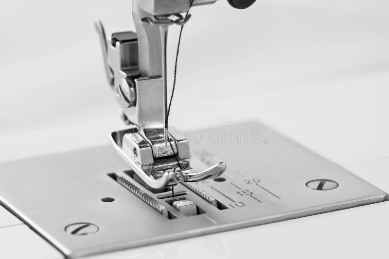 Sewing machine stock image. Image of making, production 21864829